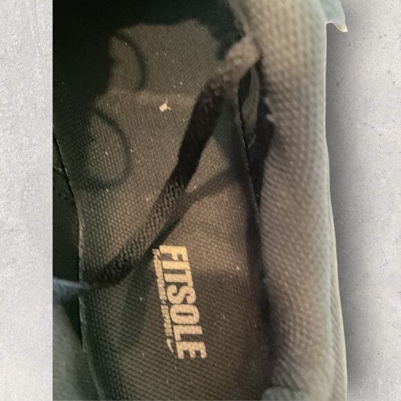 Nike Air Max Men's Black Cushioned Running Shoes Size 9.5 Used - Picture 6 of 6